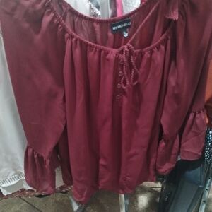 Large my Michelle red blouse